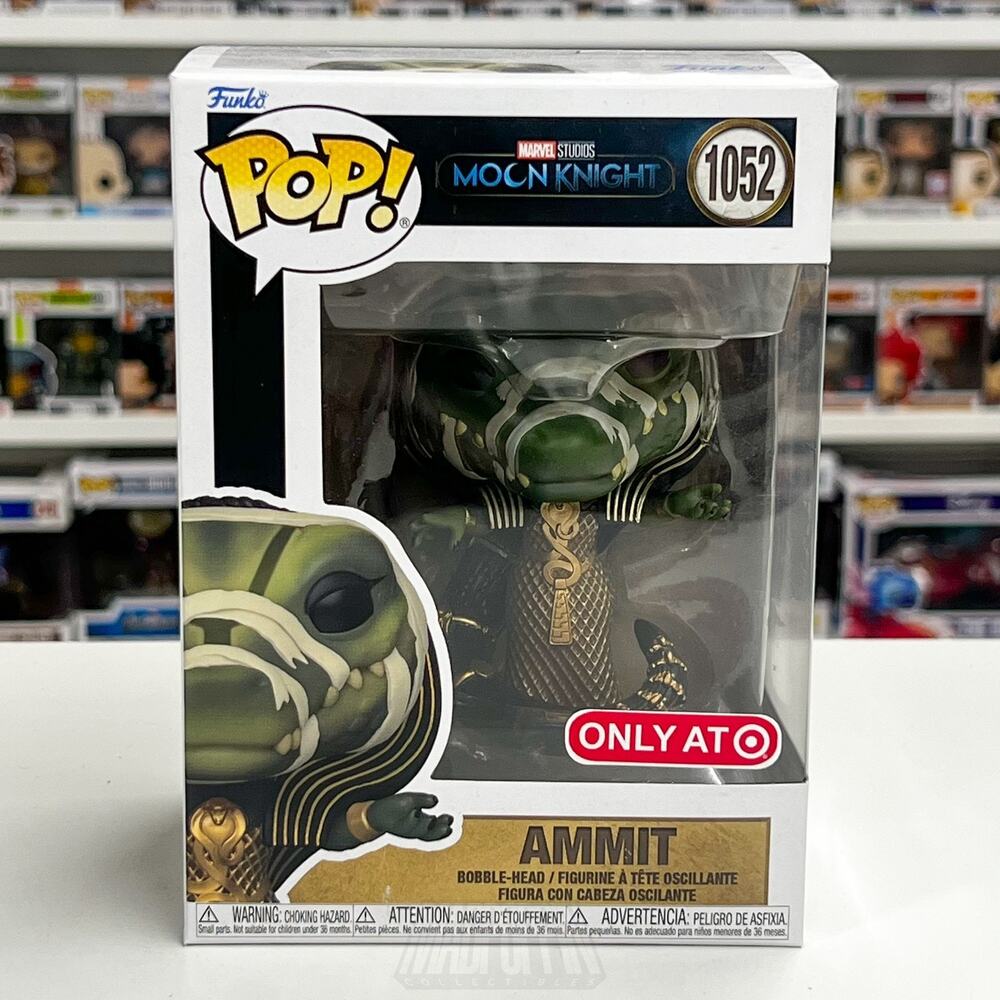 Funko Pop Marvel Moon Knight Ammit Target 1052 Ancient Egyptian MCU Vinyl Figure